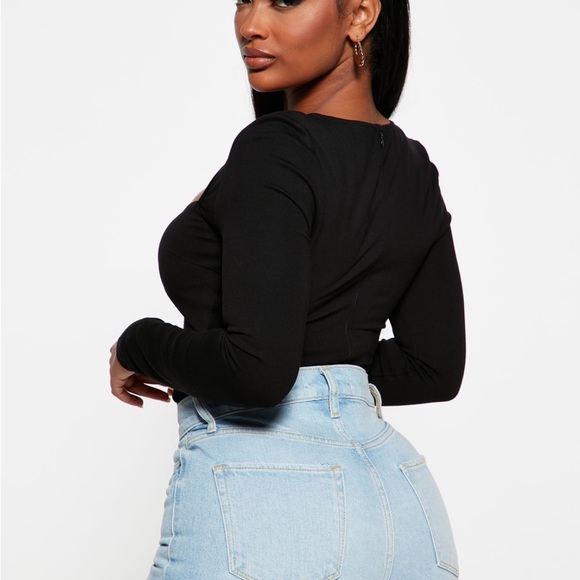 Fashion Nova Maryann Cut Out Bodysuit - Picture 5 of 5